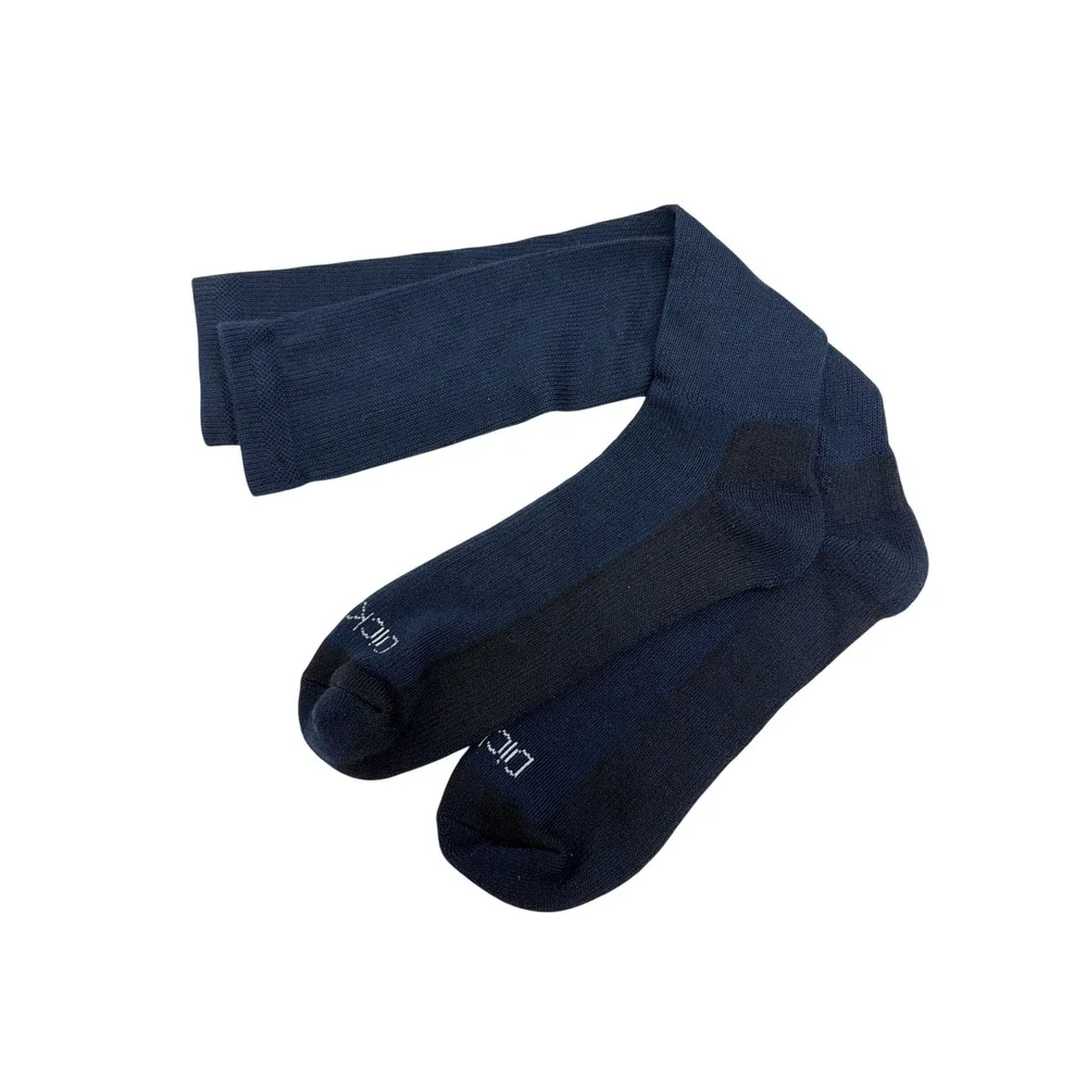 New Dickies Mens Crew Socks Navy Blue Ribbed Athletic Size XL